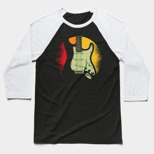 Vintage Guitar Graphic - For Men & Women Guitarists Baseball T-Shirt